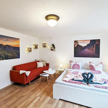L1 - Urlaubsmagie - Wohnung Fuer 3P Am Wanderweg Sebnitz Exterior foto