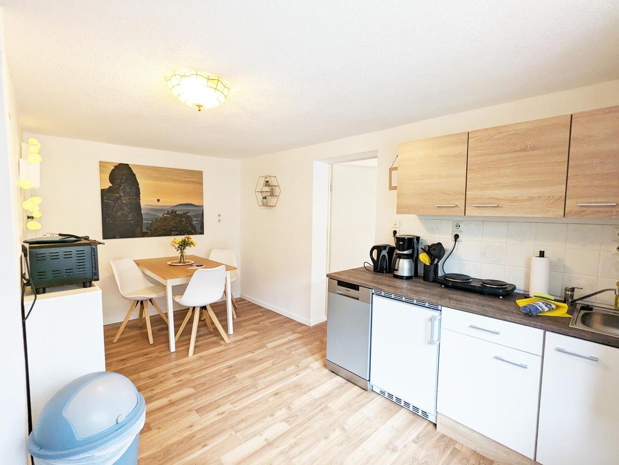 L1 - Urlaubsmagie - Wohnung Fuer 3P Am Wanderweg Sebnitz Exterior foto